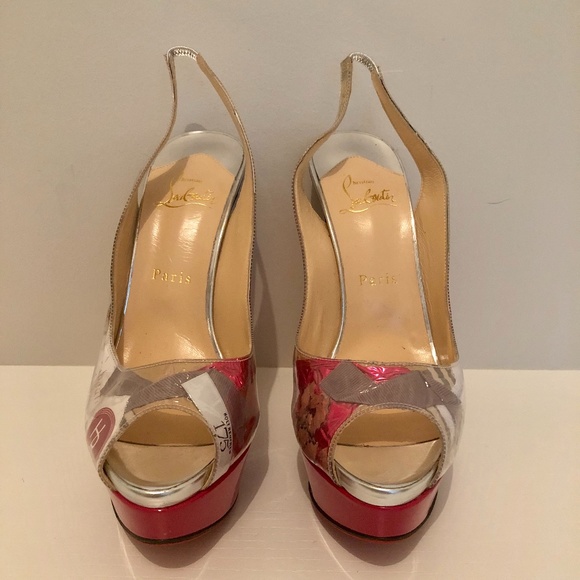 Christian Louboutin Lady Holt Trash 150 Patent - Picture 1 of 5
